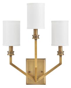Hinkley lighting klasszikus fali lámpa moore fehér sárgaréz elshk-moore-wb3-hb