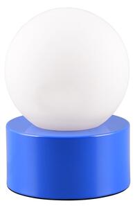 Kék asztali lámpa üveg búrával (magasság 17 cm) Countess – Trio