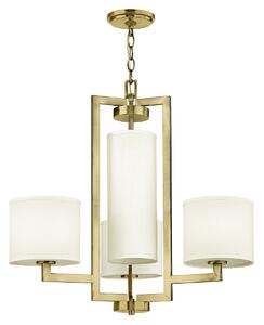 Hinkley lighting klasszikus csillár hampton fehér sárgaréz elshk-hampton4-bb