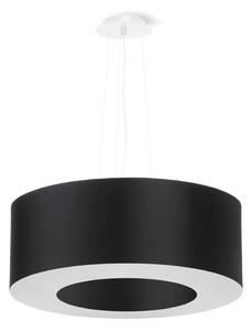 Fekete függőlámpa textil búrával ø 50 cm Galata – Nice Lamps