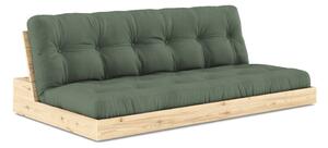 Zöld kinyitható kanapé 196 cm Base – Karup Design