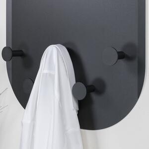 Fekete fém fali fogas Espen – Spinder Design