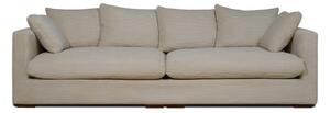 Bézs kordbársony kanapé 266 cm Comfy – Scandic