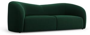Sötétzöld bársony kanapé 197 cm Santi – Interieurs 86