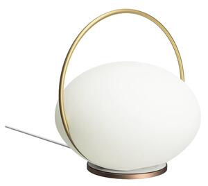 Fehér LED dimmelhető asztali lámpa (magasság 19 cm) Orbit – UMAGE