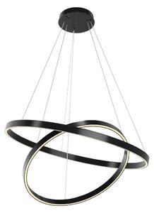 Maytoni modern függeszték rim fehér fekete mymod058pl-l74bk