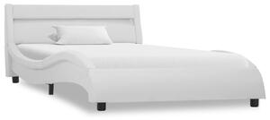 VidaXL fehér LED-es műbőr ágykeret 100 x 200 cm