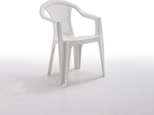 ATLANTA 56x54x79 cm műanyag kerti szék fehér (180 db)