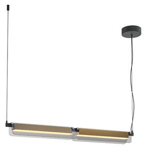 Maytoni modern függeszték flat fekete sárgaréz szürke mymod296pl-l20bs3k