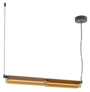 Maytoni modern függeszték flat borostyán fekete mymod296pl-l20bc3k