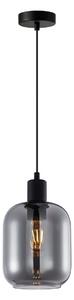 Italux modern függeszték zona fekete füstös itxpnd-29258s-1-bksg