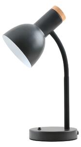 Italux modern asztali lámpa senza fekete fa itxtb-37263a-bk