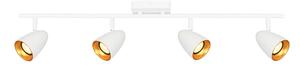 Italux modern spot lámpa tino fehér arany itxspl-36748-4-wh-gd