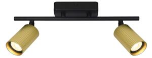 Italux modern spot lámpa tris fekete arany itxspl-46829-2-bk-gd