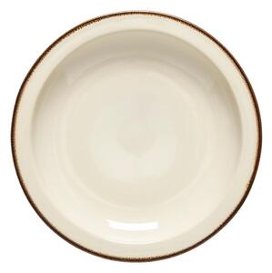 Téglavörös-bézs agyagkerámia desszertes tányér ø 20 cm Poterie – Casafina