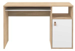 Íróasztal tölgyfa dekoros asztallappal 50x115 cm Oxford – TemaHome
