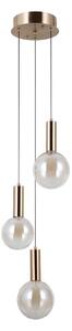 Italux modern függeszték strela borostyán arany itxpnd-34378-3s-hbr