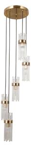 Italux modern függeszték taraso átlátszó arany itxpnd-40760-5-hbr