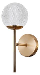 Italux modern fali lámpa padri átlátszó arany itxwl-40827-1-hbr-cl