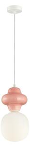 Italux modern függeszték latera fehér matt fehér opál rózsaszín itxpnd-94331-1l-pk