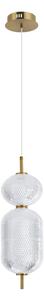 Italux glamour függeszték corado átlátszó arany itxpnd-81438-1c-gd