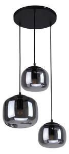 Italux modern függeszték calto fekete füstös itxpnd-67705-3-bk-sg