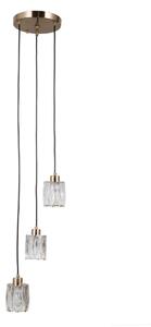 Italux modern függeszték torno átlátszó arany itxpnd-40813-3r-hbr