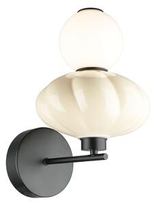 Italux modern fali lámpa tordi bézs fehér matt fehér barna opál itxwl-94721-1a-yll