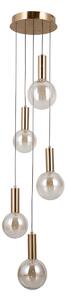 Italux modern függeszték strela borostyán arany itxpnd-34378-5s-hbr