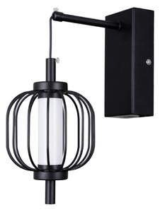 Italux modern fali lámpa pedro króm matt fekete itxwl-34405-1-bk