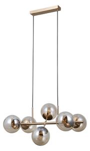 Italux modern függeszték molite borostyán arany itxpnd-1098-6-hb