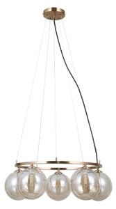 Italux modern függeszték molite borostyán arany itxpnd-1098-5r-hb