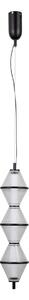 Italux modern függeszték fuente matt fekete átlátszó itxpnd-34395-3v-bk