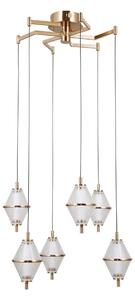 Italux modern függeszték fuente átlátszó arany itxpnd-34395-6-hbr