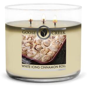 White Icing CInnamon Roll illatgyertya, égési idő 35 óra - Goose Creek