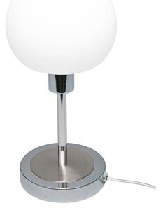 Italux modern asztali lámpa cave króm opál itxtb-92039-ch