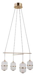 Italux modern függeszték alani átlátszó arany itxpnd-34375-4-hbr