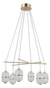 Italux modern függeszték alani átlátszó arany itxpnd-34375-6-hbr