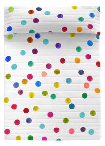 Fehér pamut steppelt ágytakaró 180x260 cm Confetti – Happy Friday