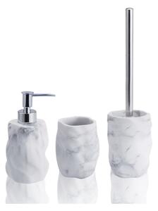 Fehér márvány fürdőszobai kiegészítő szett Marble – Tomasucci