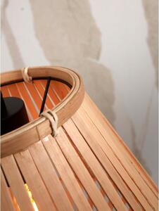 Natúr színű függőlámpa bambusz búrával ø 30 cm Merapi – Good&Mojo