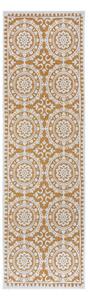 Okkersárga-fehér kültéri szőnyeg 80x250 cm Jardin – NORTHRUGS