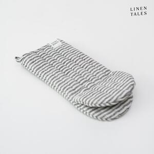 Len edényfogó Thin Black Stripes – Linen Tales