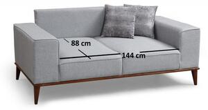 Montana szürke kétszemélyes kanapé
