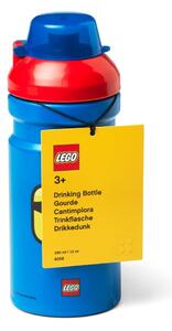 Iconic kék kulacs piros kupakkal, 390 ml - LEGO®