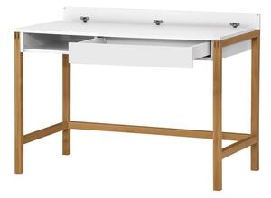 NorthGate íróasztal, fehér asztallappal - Woodman