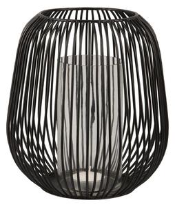 Lantern fekete asztali lámpás, magasság 21 cm - PT LIVING