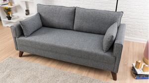 Bella Sofa szürke kétszemélyes kanapé
