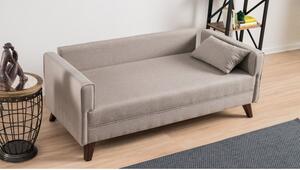 Bella Sofa krém kétszemélyes kanapé