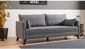 Bella Sofa szürke háromszemélyes kanapé